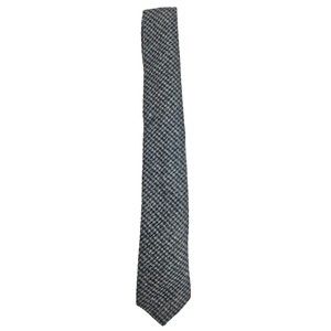 WRK Mens Gray Tie Wool Necktie 60"  Work Rest Karma